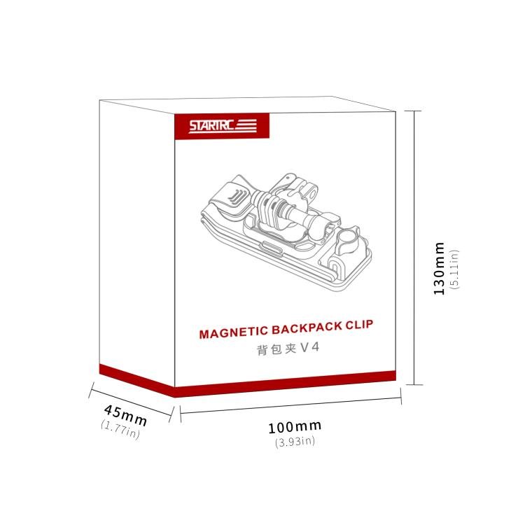 STARTRC Magnetic Backpack Clip Mount for DJI Osmo 360 / GoPro Action Cameras, Magnetic Backpack Clip - Image 17