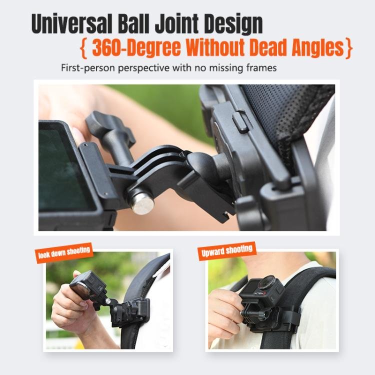 STARTRC Magnetic Backpack Clip Mount for DJI Osmo 360 / GoPro Action Cameras, Magnetic Backpack Clip - Image 10