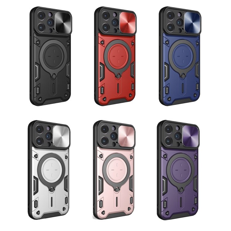 CD Texture Sliding Camshield Magnetic Holder Phone Case, For iPhone 14 Pro Max, For iPhone 13 Pro Max, For iPhone 13 Pro, For iPhone 13, For iPhone 12, For iPhone 12 Pro Max, For iPhone 12 Pro, For iPhone 11 Pro Max - Image 2