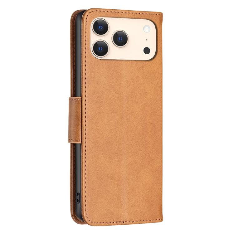 Lambskin Texture Pure Color Flip Leather Phone Case, For iPhone 17 Pro Max, For iPhone 17 Pro, For iPhone 17, For iPhone Air, For iPhone 16 Pro Max, For iPhone 16 Pro, For iPhone 16 Plus, For iPhone 16 - Image 3