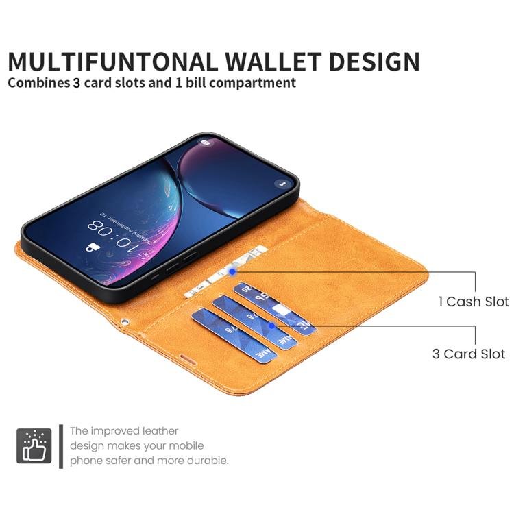 Lambskin Texture Pure Color Flip Leather Phone Case, For iPhone 17 Pro Max, For iPhone 17 Pro, For iPhone 17, For iPhone Air, For iPhone 16 Pro Max, For iPhone 16 Pro, For iPhone 16 Plus, For iPhone 16 - Image 7