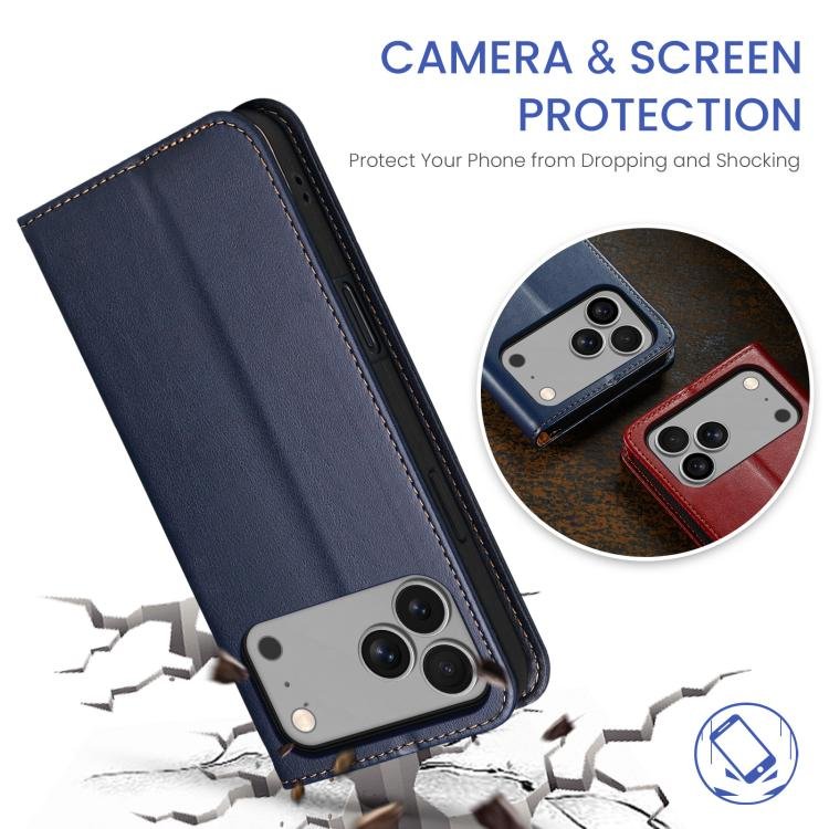 Fierre Shann PU Genuine Leather Texture Phone Case, For iPhone 17 Pro Max, For iPhone 17 Pro, For iPhone 17, For iPhone Air, For iPhone 16e, For iPhone 16 Pro Max, For iPhone 16 Pro, For iPhone 16 Plus, For iPhone 16, For iPhone 15 Pro Max... - Image 5