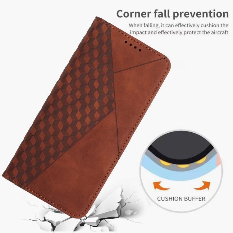Diamond Splicing Skin Feel Magnetic Leather Phone Case, For iPhone 17 Pro Max, For iPhone 17 Pro, For iPhone 17, For iPhone Air, For iPhone 15 Pro Max, For iPhone 15 Pro, For iPhone 15 Plus, For iPhone 15 - Image 7