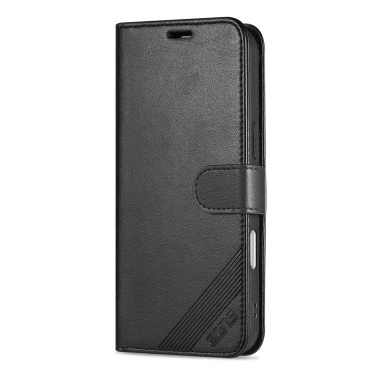 AZNS Sheepskin Texture Flip Leather Phone Case, For iPhone 17 Pro Max, For iPhone 17 Pro, For iPhone 17, For iPhone Air, For iPhone 16e, For iPhone 16 Pro Max, For iPhone 16 Pro, For iPhone 15 Pro Max, For iPhone 15 Pro, For iPhone 15 Plus, For iPhone 15 - Image 2
