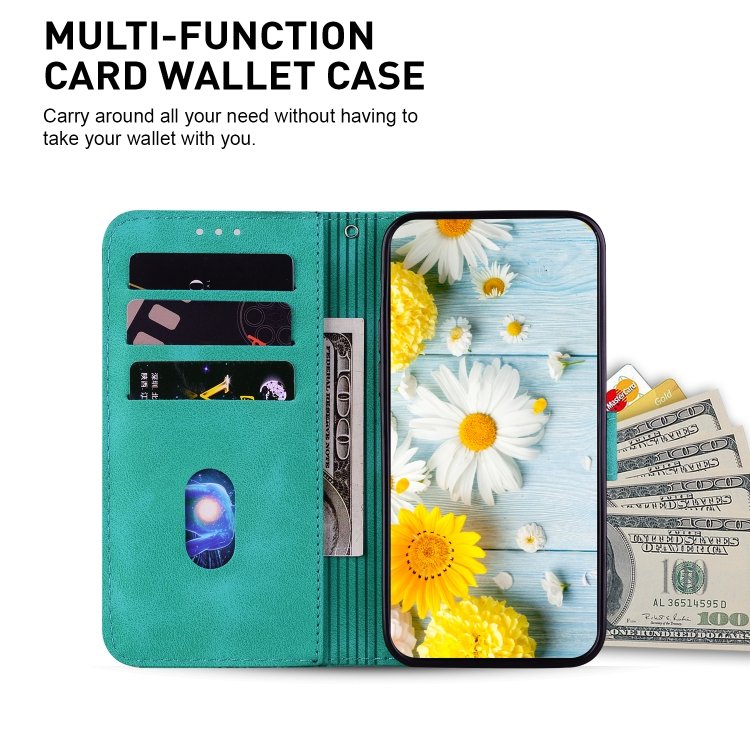 Lily Embossed Leather Phone Case, For iPhone 16, For iPhone 15 Pro Max, For iPhone 15 Pro, For iPhone 15 Plus, For iPhone 15, For iPhone 14 Plus, For iPhone 14, For iPhone 14 Pro - Image 4