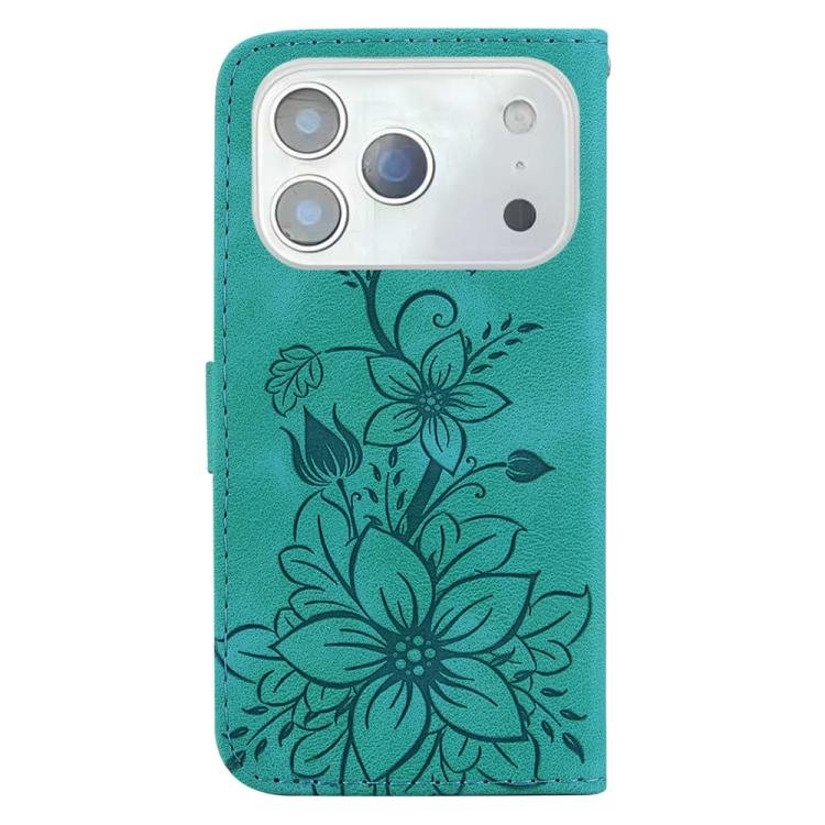 Lily Embossed Leather Phone Case, For iPhone 17 Pro Max, For iPhone 17 Pro, For iPhone 17, For iPhone Air, iPhone 16e, For iPhone 16 Pro Max, For iPhone 16 Pro, For iPhone 16 Plus - Image 4