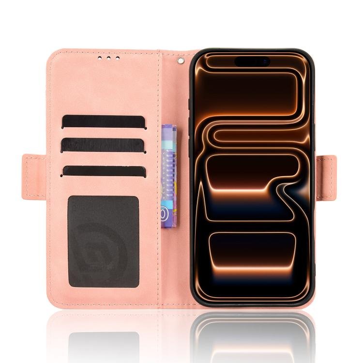Skin Feel Calf Texture Card Slots Leather Phone Case, For iPhone 17 Pro Max, For iPhone 17 Pro, For iPhone 17, For iPhone Air, For iPhone 16e, For iPhone 16 Pro Max, For iPhone 16 Pro, For iPhone 16 Plus, For iPhone 16 - Image 6