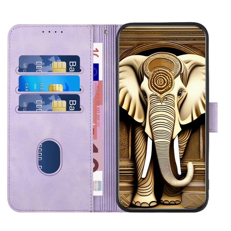 YX0060 Elephant Head Embossed Phone Leather Case with Lanyard, For iPhone 12 mini, For iPhone 11 Pro Max, For iPhone 11, For iPhone 11 Pro, For iPhone XS / X, For iPhone XR - Image 3