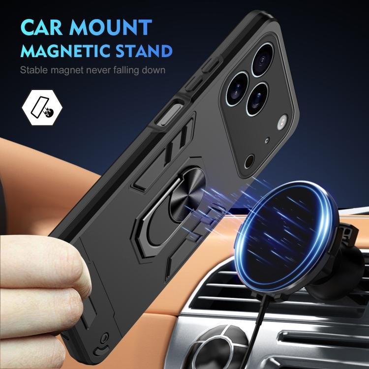 Shockproof Metal Ring Holder Phone Case, For iPhone 17 Pro Max, For iPhone 17 Pro, For iPhone 17, For iPhone Air, For iPhone 16 Pro Max, For iPhone 16 Pro, For iPhone 15 Pro Max, For iPhone 15 Pro, For iPhone 15 Plus, For iPhone 15, For iPhone 14 Plus... - Image 2