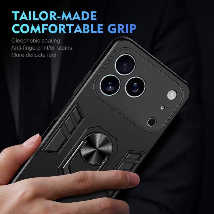 Shockproof Metal Ring Holder Phone Case, For iPhone 17 Pro Max, For iPhone 17 Pro, For iPhone 17, For iPhone Air, For iPhone 16 Pro Max, For iPhone 16 Pro, For iPhone 15 Pro Max, For iPhone 15 Pro, For iPhone 15 Plus, For iPhone 15, For iPhone 14 Plus... - Image 5