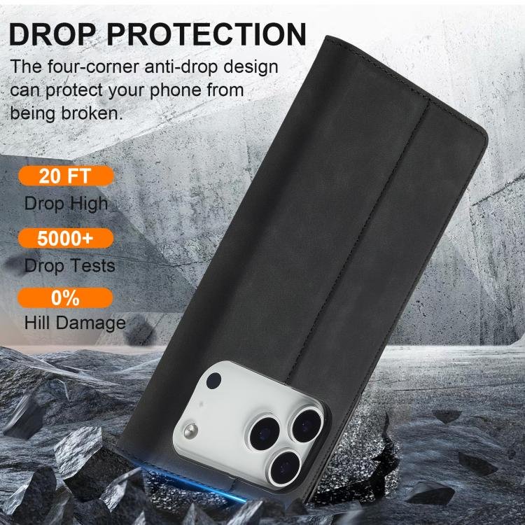 LC.IMEEKE Strong Magnetism Microfiber Leather Phone Case, For iPhone 17 Pro Max, For iPhone 17 Pro, For iPhone 17, For iPhone Air, iPhone 16e, For iPhone 16 Pro Max, For iPhone 16 Pro, For iPhone 16 Plus, For iPhone 16 - Image 7
