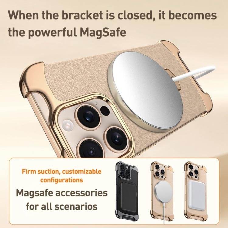 Borderless MagSafe Ring Holder Plain Leather Phone Case, For iPhone 17 Pro Max, For iPhone 17 Pro, For iPhone 17, For iPhone Air, For iPhone 16 Pro Max, For iPhone 16 Pro, For iPhone 16, For iPhone 15 Pro Max, For iPhone 15 Pro, For iPhone 15... - Image 10