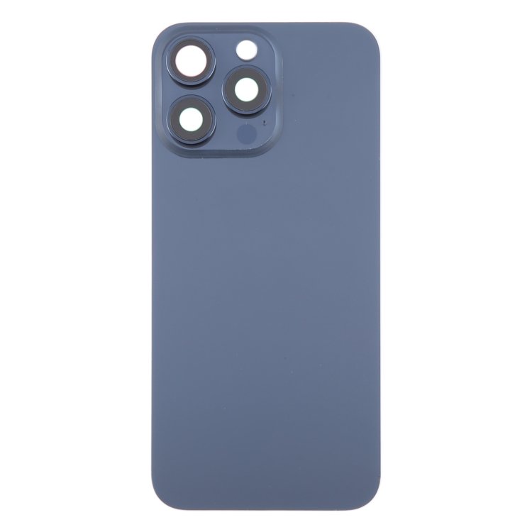For iPhone 15 Pro Glass Battery Back Cover with Camera Lens Cover - Image 2
