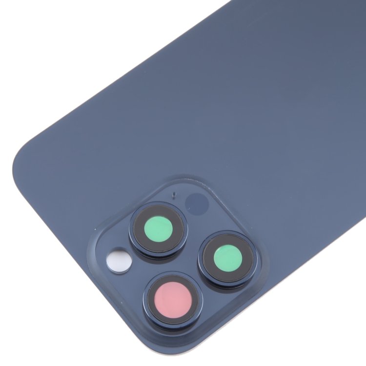 For iPhone 15 Pro Glass Battery Back Cover with Camera Lens Cover - Image 4