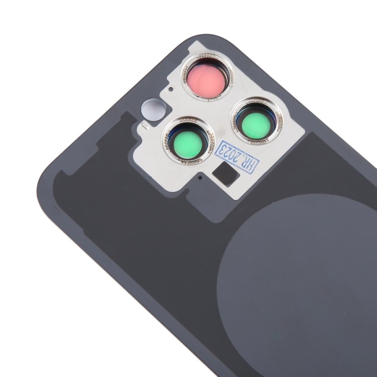 For iPhone 15 Pro Glass Battery Back Cover with Camera Lens Cover - Image 5