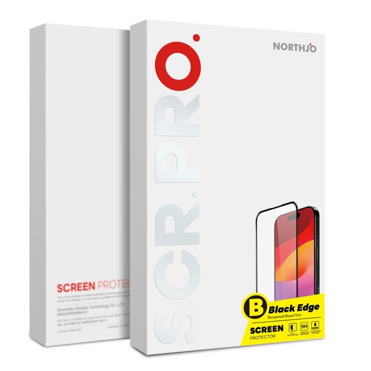 NORTHJO A++ Screen Protector Full Glue Silk Printing Tempered Glass Film, For iPhone 17 Pro Max, For iPhone 17 Pro, For iPhone 17, For iPhone Air, For iPhone 16e, For iPhone 16 Pro Max, For iPhone 16 Pro, For iPhone 16 Plus, For iPhone 16... - Image 4