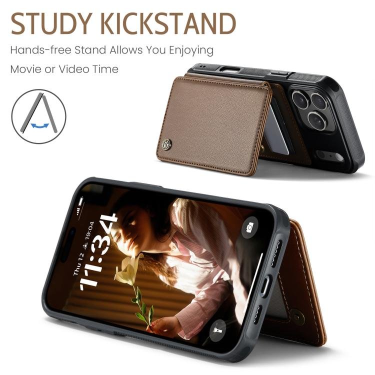 CaseMe C22 Card Slots Holder RFID Anti-theft Phone Case, For iPhone 17 Pro Max, For iPhone 17 Pro, For iPhone 17, For iPhone Air, For iPhone 16e, For iPhone 16 Pro Max, For iPhone 16 Pro, For iPhone 16 Plus, For iPhone 16 - Image 5