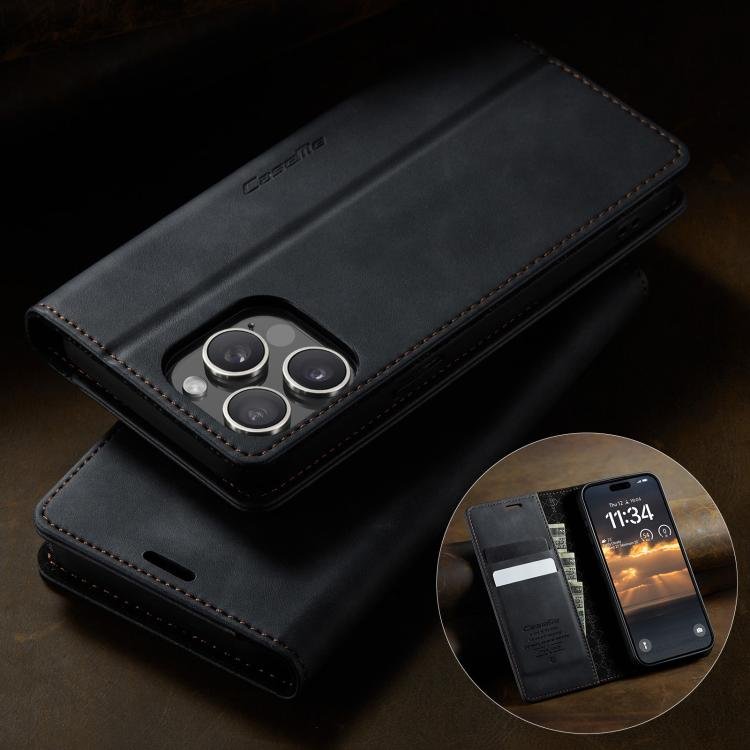 CaseMe 033 Calf Leather Lining Microfibre RFID Blocking Phone Case, For iPhone 15 Pro Max, For iPhone 15 Pro, For iPhone 15 Plus, For iPhone 15, For iPhone 14 Plus, For iPhone 14, For iPhone 14 Pro, For iPhone 14 Pro Max, For iPhone 13 Pro Max - Image 10