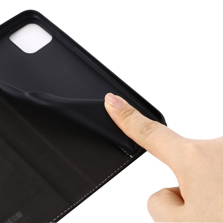 GEBEI Top-grain Leather Horizontal Flip Protective Case with Holder & Card Slots, For iPhone 11, For iPhone 11 Pro, For iPhone 11 Pro Max, For iPhone XS / X, For iPhone XR, For iPhone XS Max, For Galaxy Note 10, For Galaxy Note 10+ - Image 6