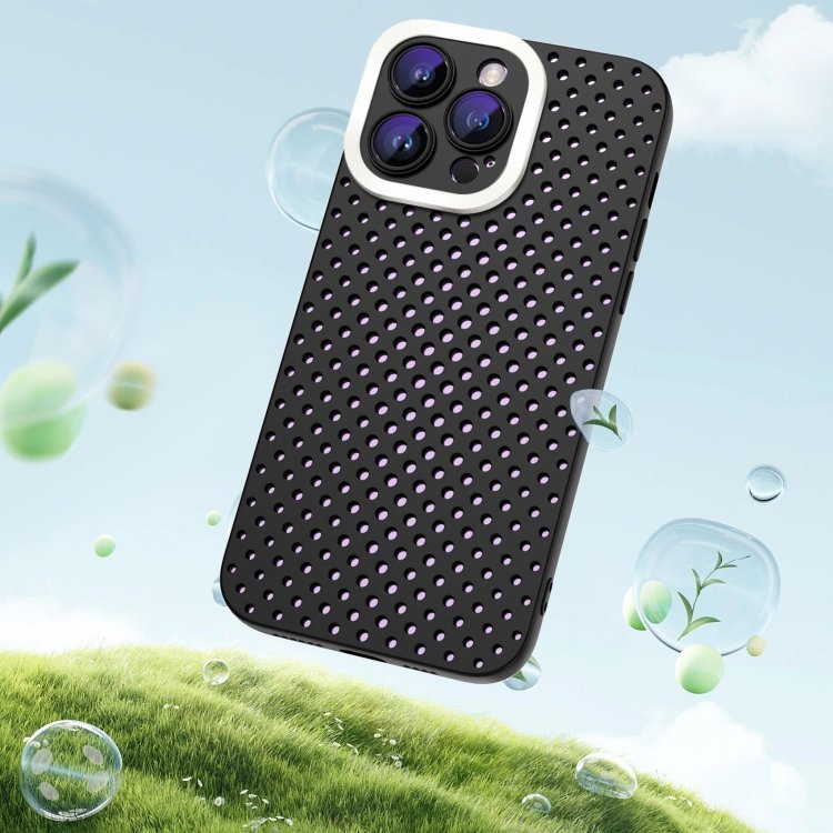 Hollow Heat Dissipation TPU Phone Case, For iPhone 14 Plus, For iPhone 14, For iPhone 14 Pro, For iPhone 14 Pro Max, For iPhone SE 2022 / 2020 / 8 / 7, For iPhone 13 Pro Max, For iPhone 13 Pro, For iPhone 13, For iPhone 12, For iPhone 12 Pro Max - Image 2