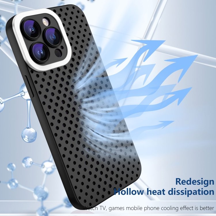 Hollow Heat Dissipation TPU Phone Case, For iPhone 14 Plus, For iPhone 14, For iPhone 14 Pro, For iPhone 14 Pro Max, For iPhone SE 2022 / 2020 / 8 / 7, For iPhone 13 Pro Max, For iPhone 13 Pro, For iPhone 13, For iPhone 12, For iPhone 12 Pro Max - Image 4