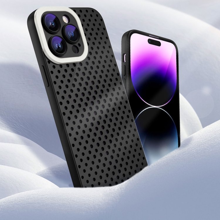 Hollow Heat Dissipation TPU Phone Case, For iPhone 14 Plus, For iPhone 14, For iPhone 14 Pro, For iPhone 14 Pro Max, For iPhone SE 2022 / 2020 / 8 / 7, For iPhone 13 Pro Max, For iPhone 13 Pro, For iPhone 13, For iPhone 12, For iPhone 12 Pro Max - Image 5