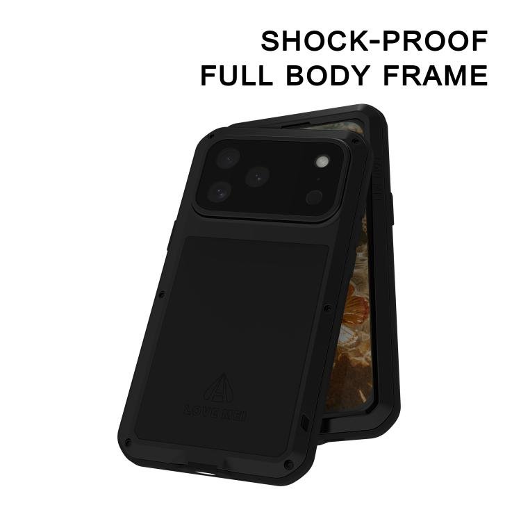 LOVE MEI Metal Shockproof Life Waterproof Dustproof Phone Case, For iPhone 17 Pro Max, For iPhone 17 Pro, For iPhone 17, For iPhone 16 Pro Max, For iPhone 16 Pro, For iPhone 16, For iPhone 15 Pro Max, For iPhone 15 Pro - Image 7