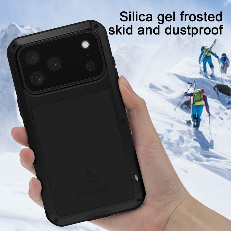 LOVE MEI Metal Shockproof Life Waterproof Dustproof Phone Case, For iPhone 17 Pro Max, For iPhone 17 Pro, For iPhone 17, For iPhone 16 Pro Max, For iPhone 16 Pro, For iPhone 16, For iPhone 15 Pro Max, For iPhone 15 Pro - Image 8