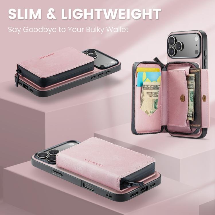 JEEHOOD J02 Magnetic Zipper Horizontal Flip Leather Phone Case, For iPhone 17 Pro Max, For iPhone 17 Pro, For iPhone Air, For iPhone 16e, For iPhone 16 Plus, For iPhone 16 - Image 7