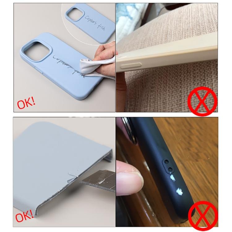 Pure Color Liquid Silicone Fine Pore Phone Case, For iPhone 17 - Image 4