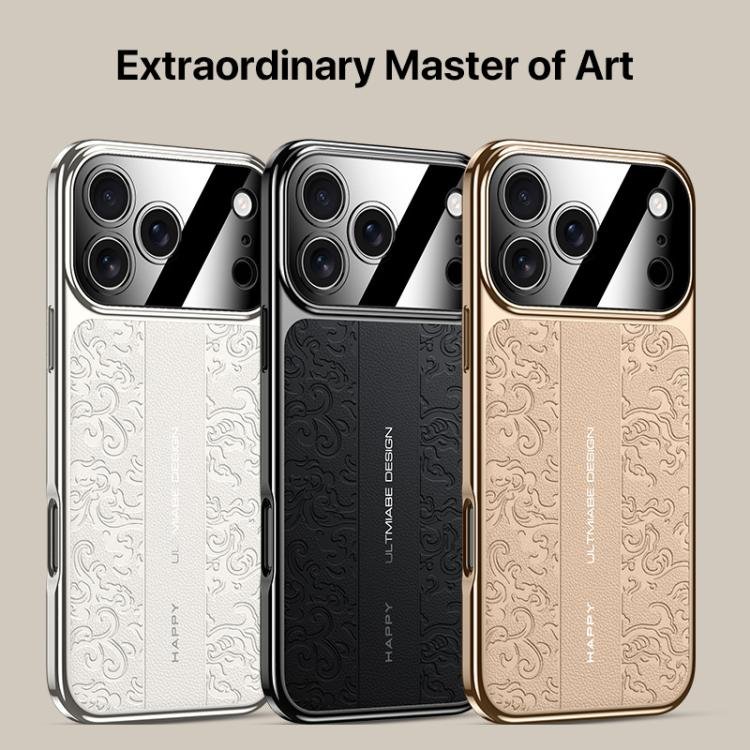 Cloud Dragon Pattern Plain Leather PC Phone Case, For iPhone 17 Pro Max, For iPhone 17 Pro, For iPhone 17, For iPhone Air, For iPhone 16 Pro Max, For iPhone 16 Pro, For iPhone 16, For iPhone 15 Pro Max, For iPhone 15 Pro, For iPhone 15, For iPhone 14... - Image 2