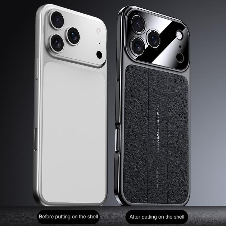 Cloud Dragon Pattern Plain Leather PC Phone Case, For iPhone 17 Pro Max, For iPhone 17 Pro, For iPhone 17, For iPhone Air, For iPhone 16 Pro Max, For iPhone 16 Pro, For iPhone 16, For iPhone 15 Pro Max, For iPhone 15 Pro, For iPhone 15, For iPhone 14... - Image 3