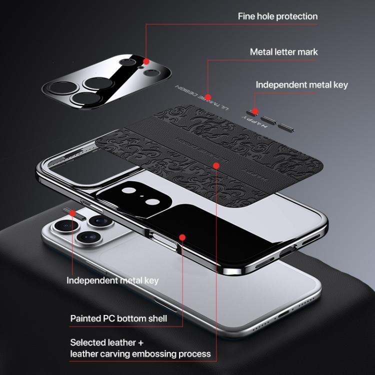 Cloud Dragon Pattern Plain Leather PC Phone Case, For iPhone 17 Pro Max, For iPhone 17 Pro, For iPhone 17, For iPhone Air, For iPhone 16 Pro Max, For iPhone 16 Pro, For iPhone 16, For iPhone 15 Pro Max, For iPhone 15 Pro, For iPhone 15, For iPhone 14... - Image 5