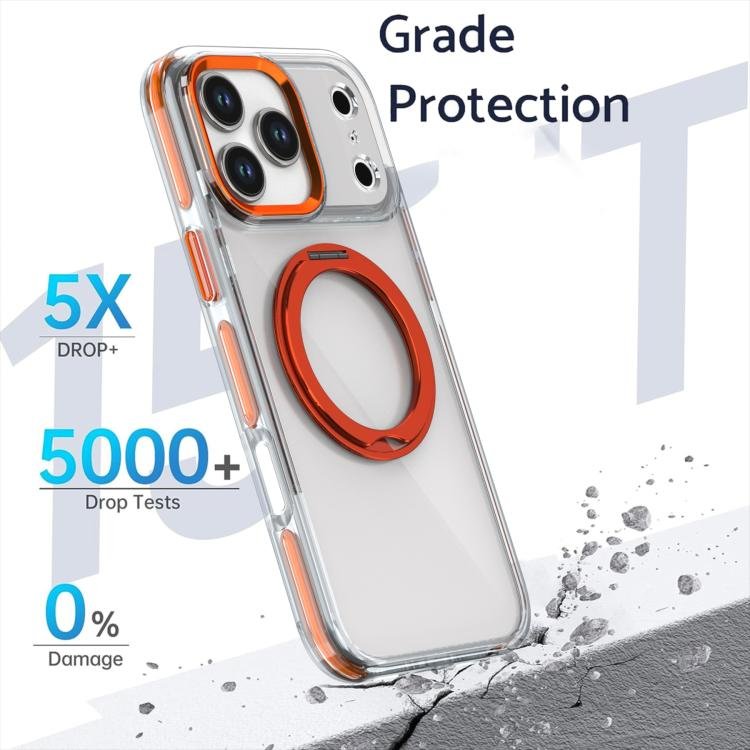 Magnetic 360 Degree Rotating Holder Phone Case, For iPhone 17 Pro Max, For iPhone 17 Pro, For iPhone 17, For iPhone 16 Pro Max, For iPhone 16 Pro, For iPhone 16 Plus, For iPhone 16, For iPhone 15 Pro Max, For iPhone 15 Pro - Image 2