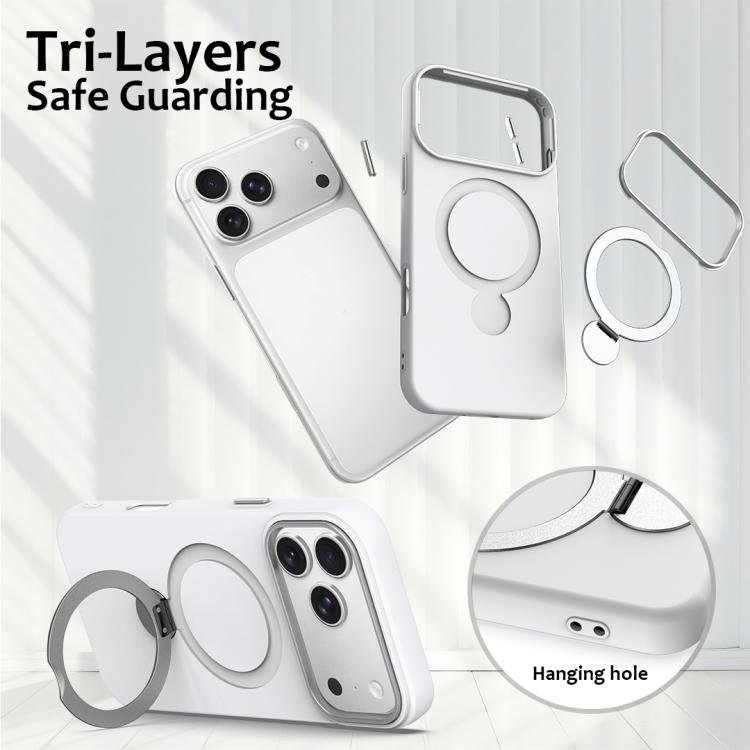 Gen1.5 Pivot Ring Holder TPU Hybrid PC MagSafe Phone Case, For iPhone 17 Pro Max, For iPhone 17 Pro, For iPhone 17, For iPhone Air, For iPhone 16e, For iPhone 16 Pro Max, For iPhone 16 Pro, For iPhone 16 Plus, For iPhone 16 - Image 6