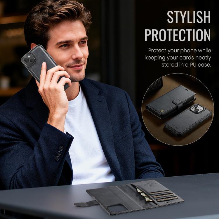 AutSpace A05 2 in 1 Retro Calf Texture MagSafe Magnetic Phone Case, For iPhone 15, For iPhone 14 Plus, For iPhone 14 / 13, For iPhone 14 Pro, For iPhone 14 Pro Max, For iPhone 13 Pro Max, For iPhone 13 Pro, For iPhone 12 / 12 Pro, For iPhone 12 Pro Max - Image 4