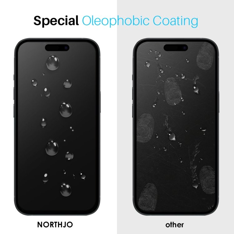NORTHJO 2pcs A++ Tempered Glass Film with Installation Frame, For iPhone 16 Pro Max, For iPhone 16 Pro, For iPhone 16 Plus, For iPhone 16, For iPhone 15 Pro Max, For iPhone 15 Pro, For iPhone 15 Plus, For iPhone 15, For iPhone 14 Plus, For iPhone 14... - Image 5