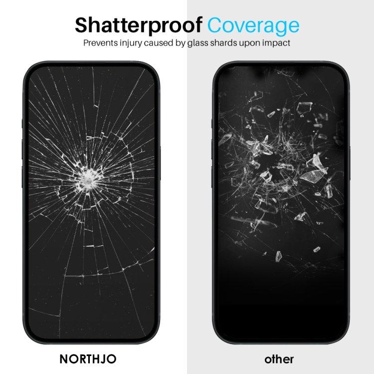 NORTHJO 2pcs A++ Tempered Glass Film with Installation Frame, For iPhone 16 Pro Max, For iPhone 16 Pro, For iPhone 16 Plus, For iPhone 16, For iPhone 15 Pro Max, For iPhone 15 Pro, For iPhone 15 Plus, For iPhone 15, For iPhone 14 Plus, For iPhone 14... - Image 6