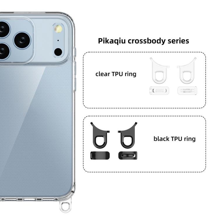 Kalebol Minimalist High Transparency Multi Color Lanyard Hole Phone Case, For iPhone 17 Pro Max, For iPhone 17 Pro, For iPhone 17, For iPhone Air, For iPhone 16e, For iPhone 16 Pro Max, For iPhone 16 Pro, For iPhone 16 Plus, For iPhone 16... - Image 2