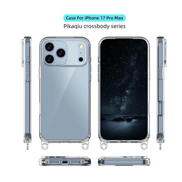 Kalebol Minimalist High Transparency Multi Color Lanyard Hole Phone Case, For iPhone 17 Pro Max, For iPhone 17 Pro, For iPhone 17, For iPhone Air, For iPhone 16e, For iPhone 16 Pro Max, For iPhone 16 Pro, For iPhone 16 Plus, For iPhone 16... - Image 12