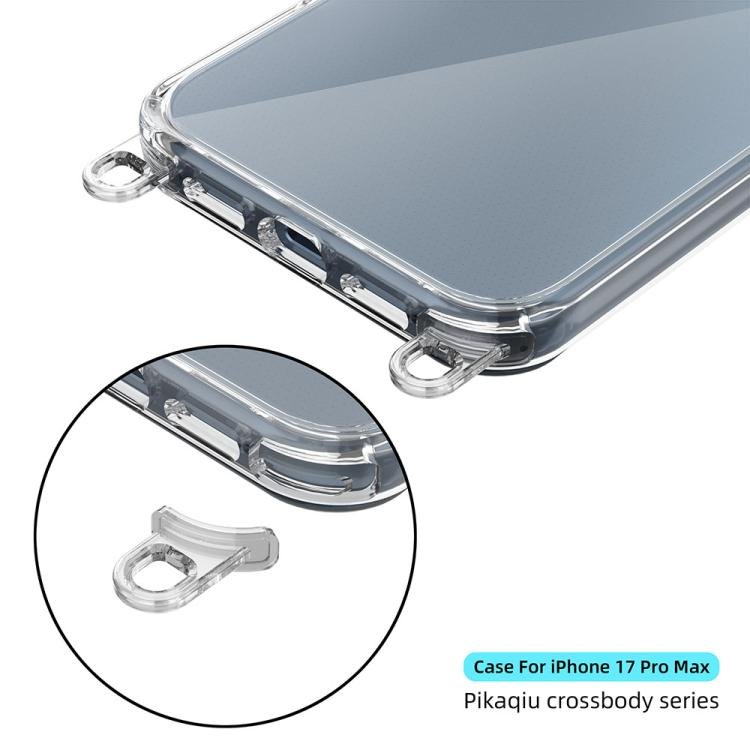 Kalebol Minimalist High Transparency Multi Color Lanyard Hole Phone Case, For iPhone 17 Pro Max, For iPhone 17 Pro, For iPhone 17, For iPhone Air, For iPhone 16e, For iPhone 16 Pro Max, For iPhone 16 Pro, For iPhone 16 Plus, For iPhone 16... - Image 4