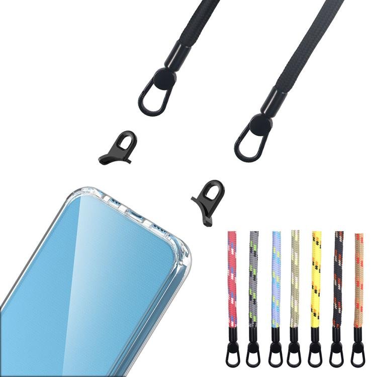 Kalebol Minimalist High Transparency Multi Color Lanyard Hole Phone Case, For iPhone 15, For iPhone 14 Plus, For iPhone 14, For iPhone 14 Pro, For iPhone 14 Pro Max, For iPhone 13 Pro Max, For iPhone 13 Pro, For iPhone 13 - Image 3