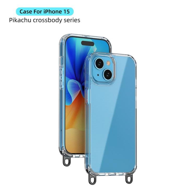 Kalebol Minimalist High Transparency Multi Color Lanyard Hole Phone Case, For iPhone 15, For iPhone 14 Plus, For iPhone 14, For iPhone 14 Pro, For iPhone 14 Pro Max, For iPhone 13 Pro Max, For iPhone 13 Pro, For iPhone 13 - Image 5
