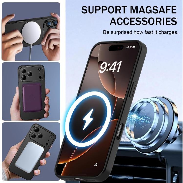 Ultra thin Metallic TPU MagSafe Phone Case with Lens Film, For iPhone 17 Pro Max, For iPhone 17 Pro, For iPhone 17, For iPhone Air, For iPhone 16 Pro Max, For iPhone 16 Pro, For iPhone 16 Plus, For iPhone 16, For iPhone 15 Pro Max, For iPhone 15 Pro... - Image 2