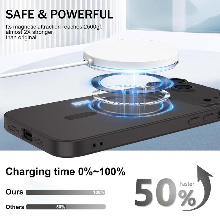 Ultra thin Metallic TPU MagSafe Phone Case with Lens Film, For iPhone 17 Pro Max, For iPhone 17 Pro, For iPhone 17, For iPhone Air, For iPhone 16 Pro Max, For iPhone 16 Pro, For iPhone 16 Plus, For iPhone 16, For iPhone 15 Pro Max, For iPhone 15 Pro... - Image 4