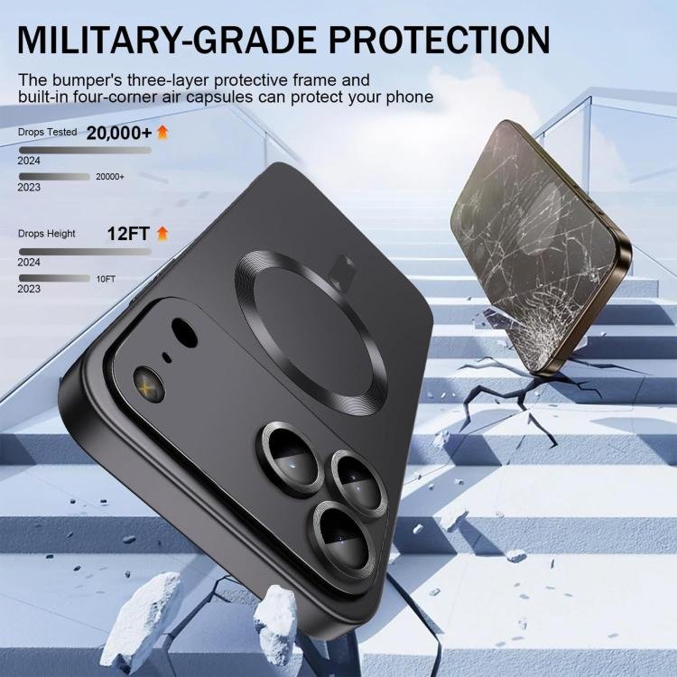 Ultra thin Metallic TPU MagSafe Phone Case with Lens Film, For iPhone 17 Pro Max, For iPhone 17 Pro, For iPhone 17, For iPhone Air, For iPhone 16 Pro Max, For iPhone 16 Pro, For iPhone 16 Plus, For iPhone 16, For iPhone 15 Pro Max, For iPhone 15 Pro... - Image 5